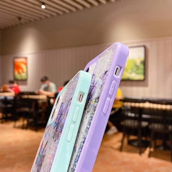 iPhone 12 Case iPhone 12 Pro Case iPhone 12 Pro Max Case Glitter Butterfly - Picture 4 of 9